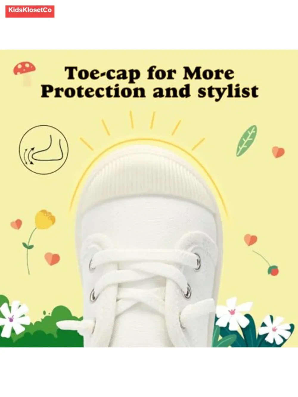 Toddler Sneakers Boys Girls Unisex Canvas Soft Sole Breathable Slip-On